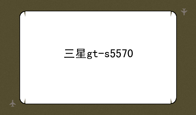 三星gt-s5570
